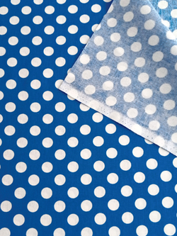 Ткань бязь плательная, рис. "Горох 18 мм", ширина 150 см, арт. 18.3