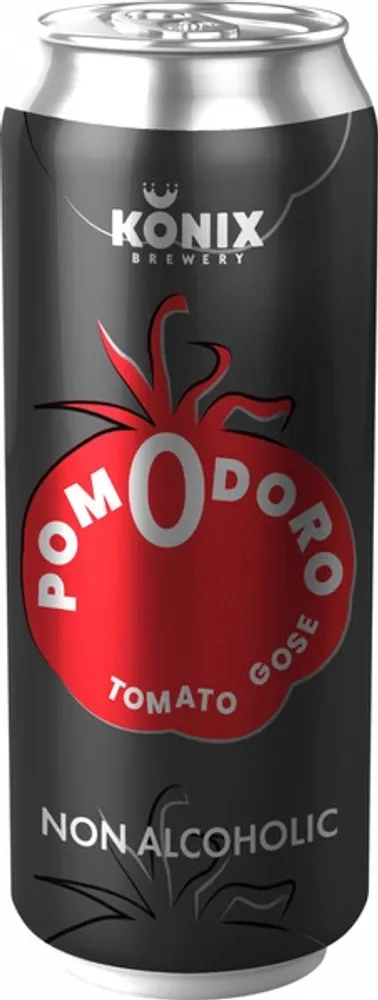 Пиво Коникс ПомОдоро Безалкогольное / Konix Brewery PomOdoro Non Alcoholic 0.45 - банка