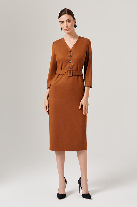 51615 Платье женское (янтарный)