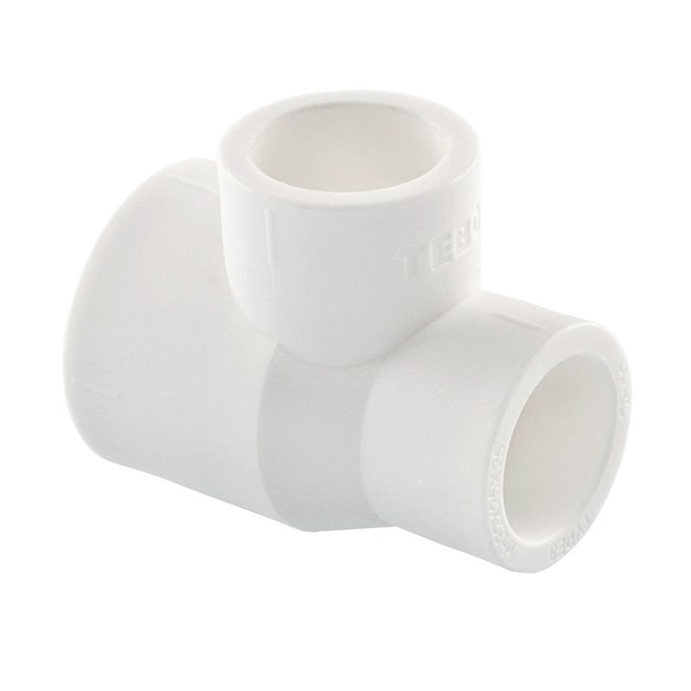 Тройник полипропиленовый 25х20х20 мм переходной TEBO