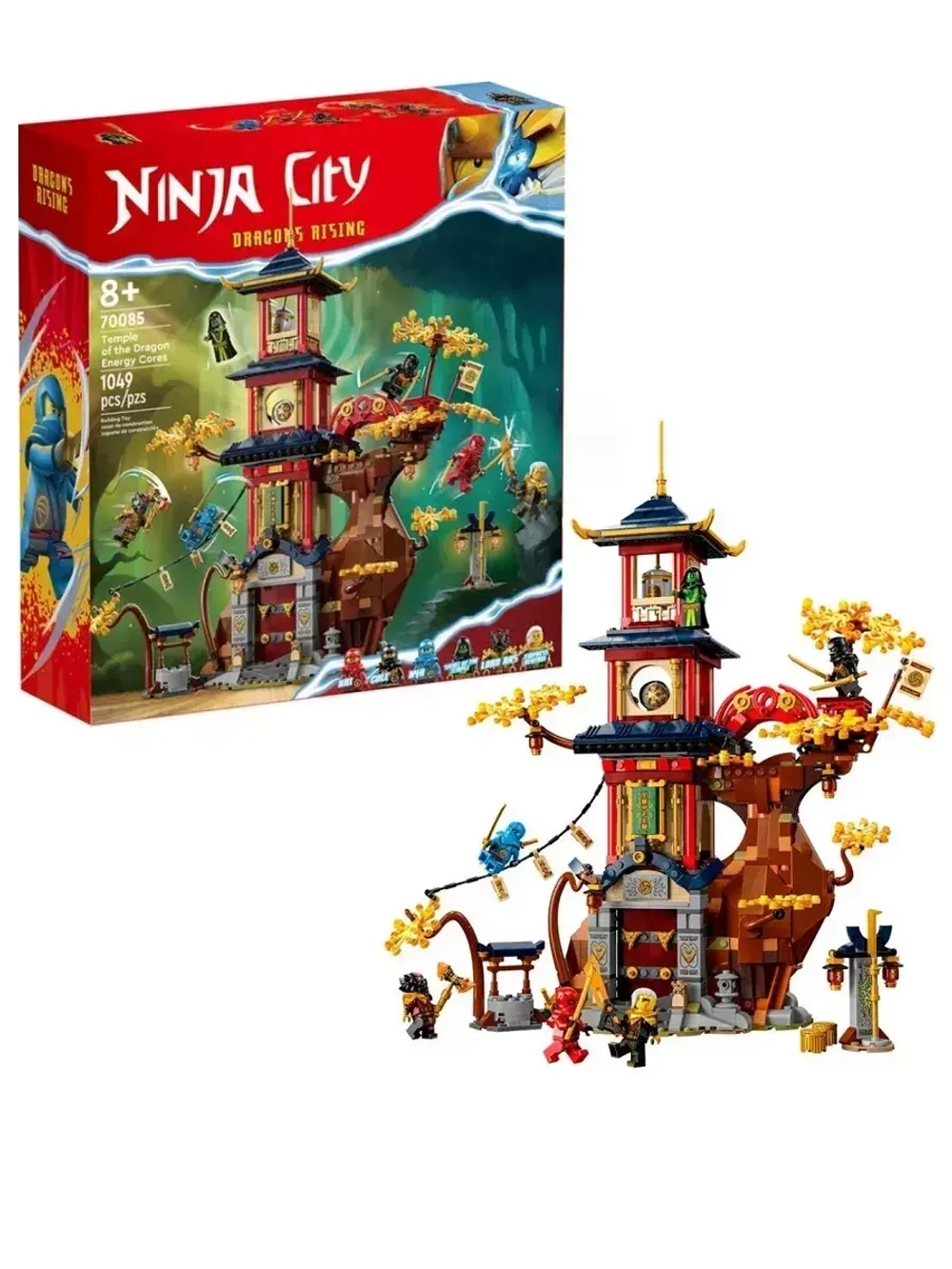 Конструктор Храм энергетических ядер дракона 1049 деталей