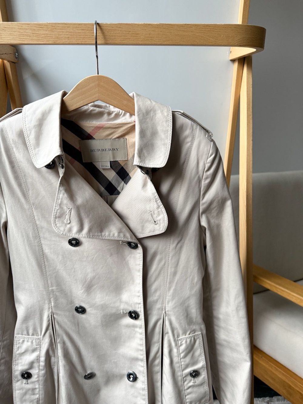 Хлопковый тренч Burberry, 140