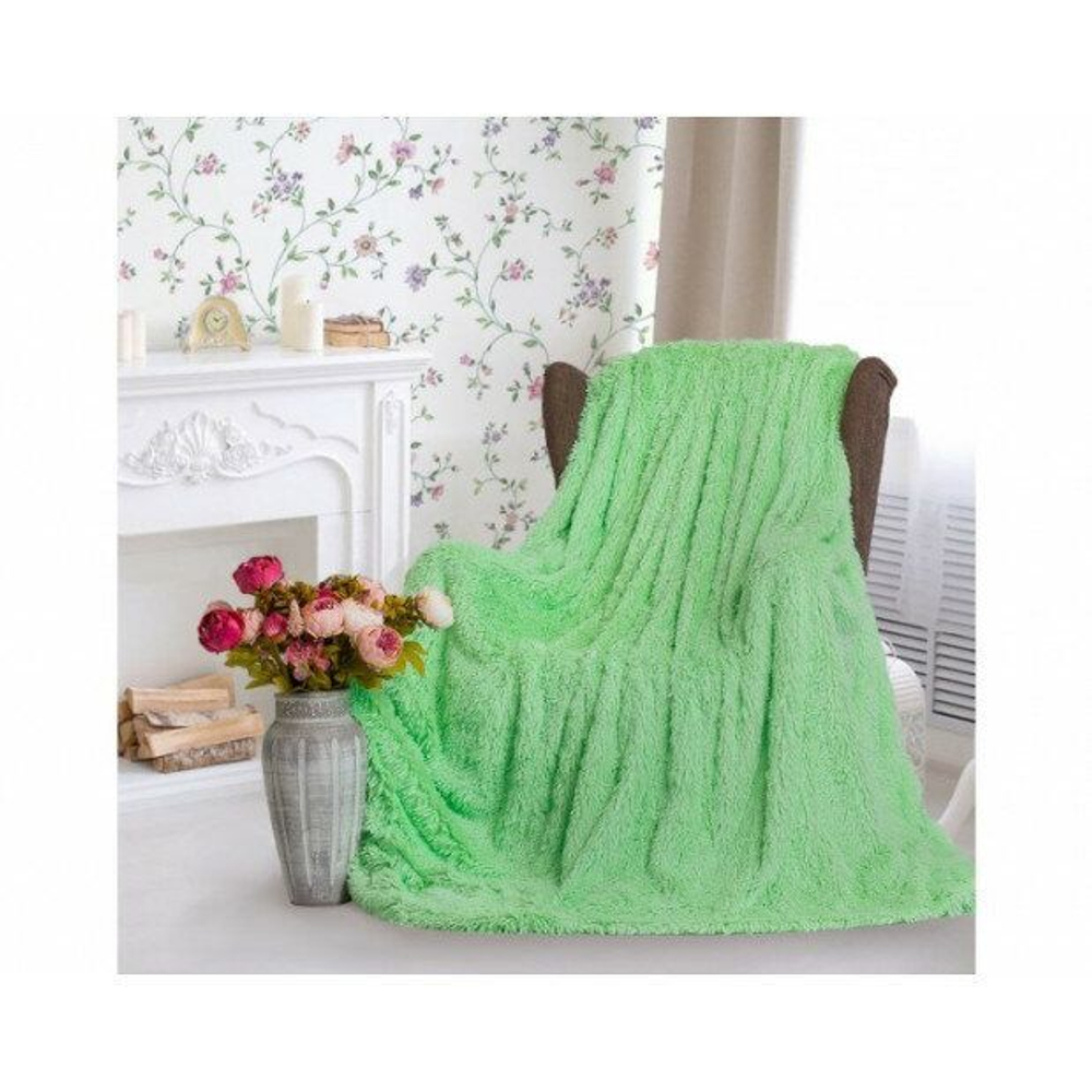 плед травка,евро,200х200,салатовый