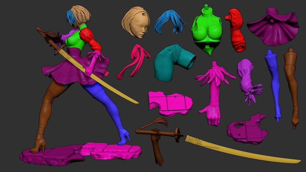 Андроид Йорха 2B Ниер: Автомата Фигурка