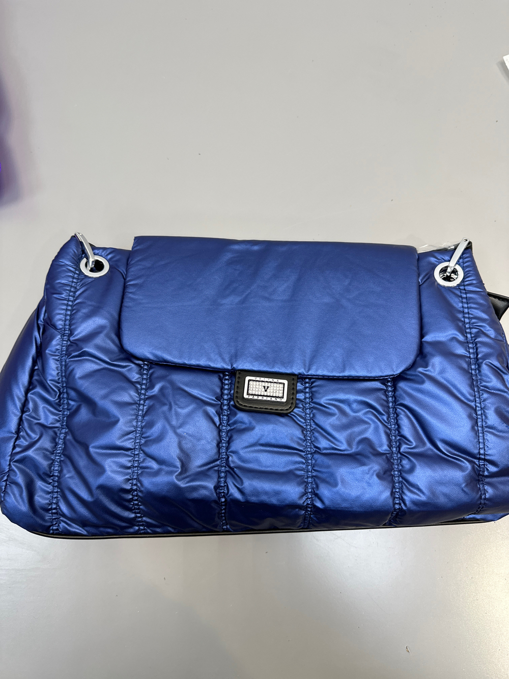 593323 BLUE Сумка женская, экокожа 35*9*22