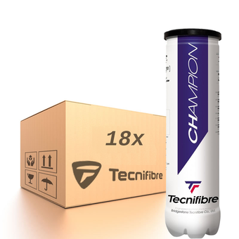 Упаковка теннисных мячей Tecnifibre Champion 1 - 18 x 4B