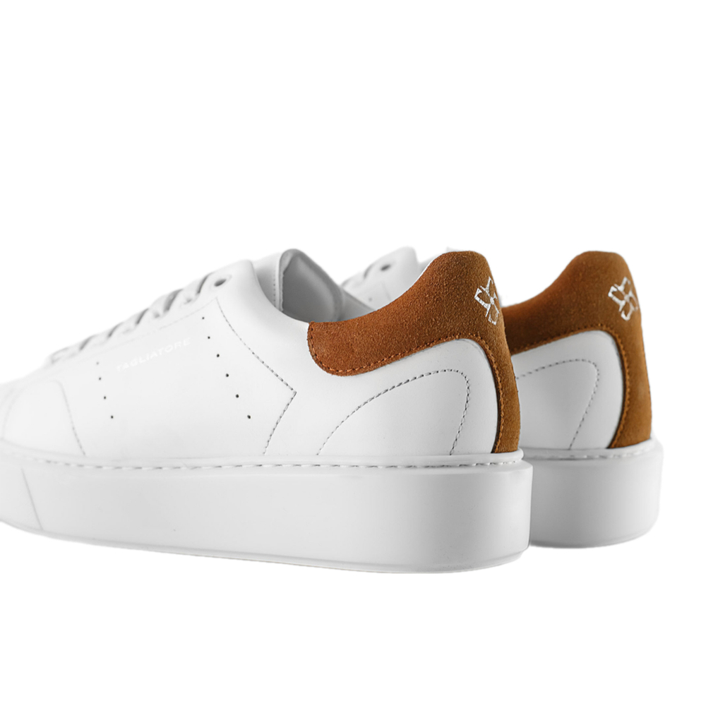 TAGLIATORE кроссовки - белый/коричневый