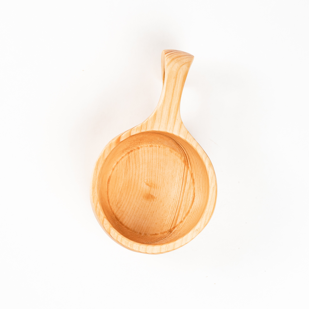 Деревянная кукса из кедра для напитков 150 мл. C78