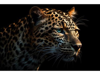 Картина по номерам 40х50см. "Леопард на охоте" (арт. Х-7111)