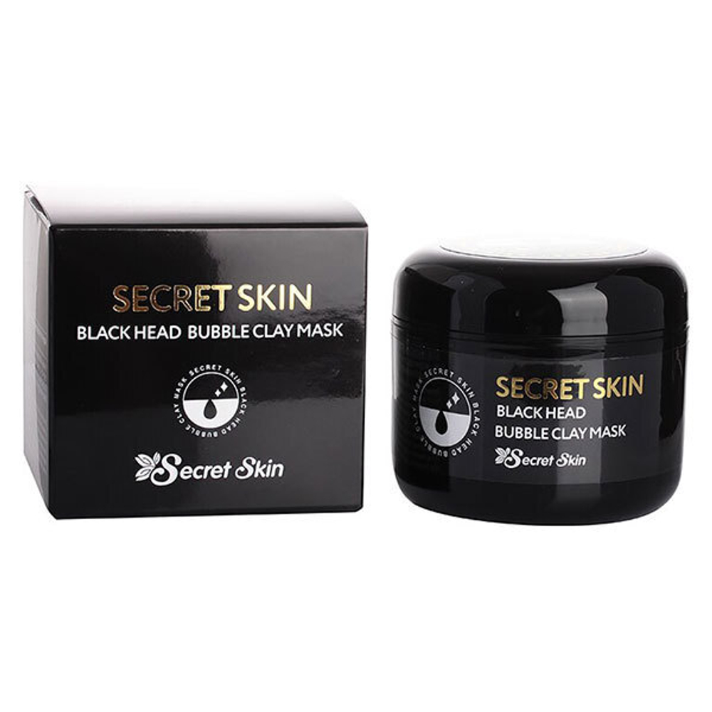 Маска для лица пузырьковая SECRETSKIN BLACK HEAD BUBBLE CLAY MASK 100мл.