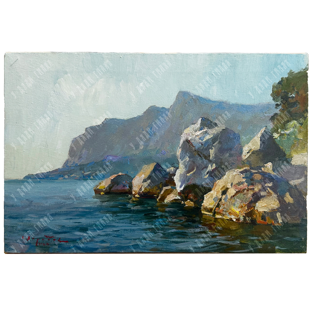 Свиридов С. А. (р. 1964 г.) Ласпи. Холст, масло. Крым, 2021 г.