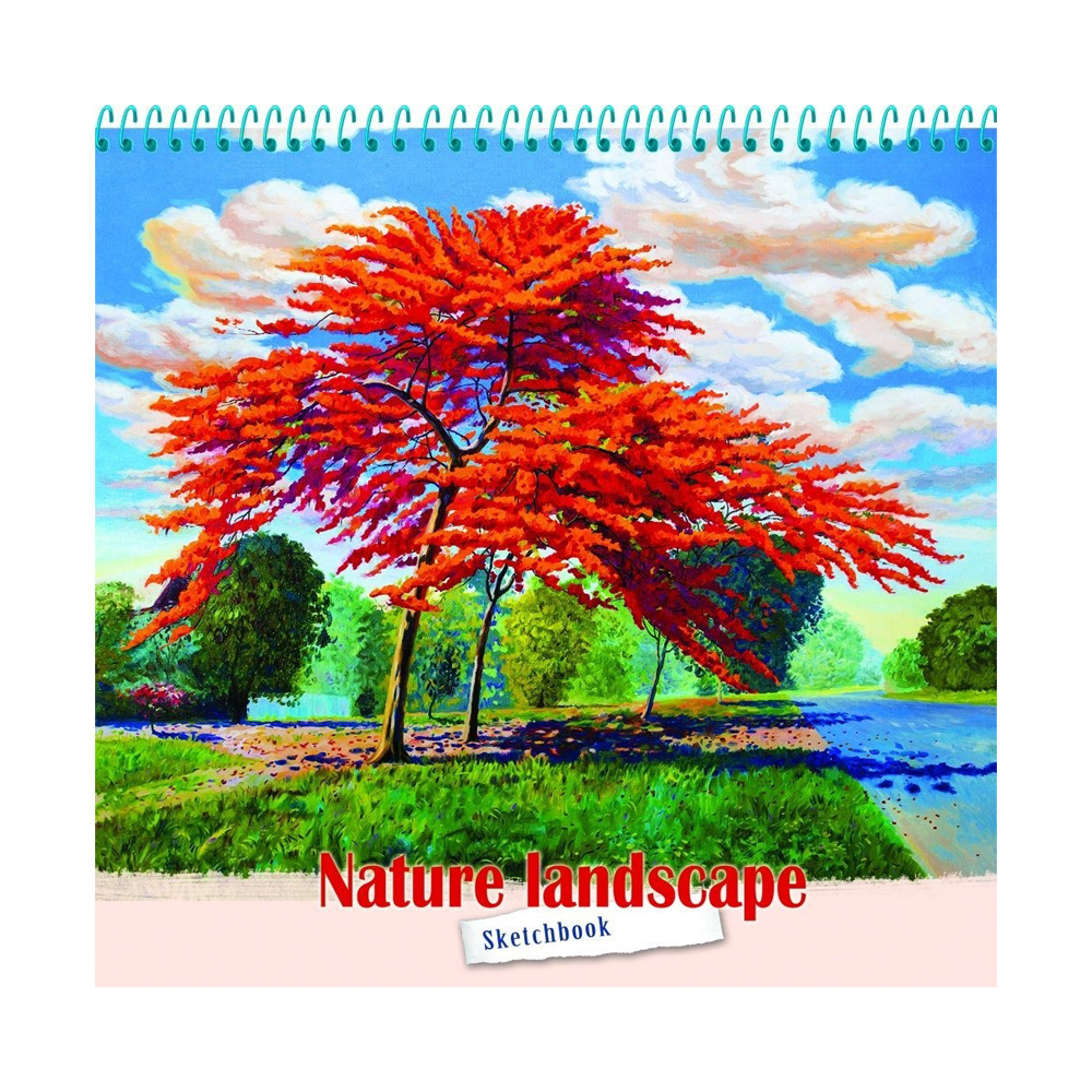 Скетчбук Проф-Пресс, формат А6, 40 листов, офсет, серия "Деревья осенью"