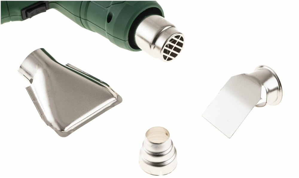 Фен техн. Hammer HG2000A 2000Вт 350/600С 300/500л/мин насадки, тепл. защита