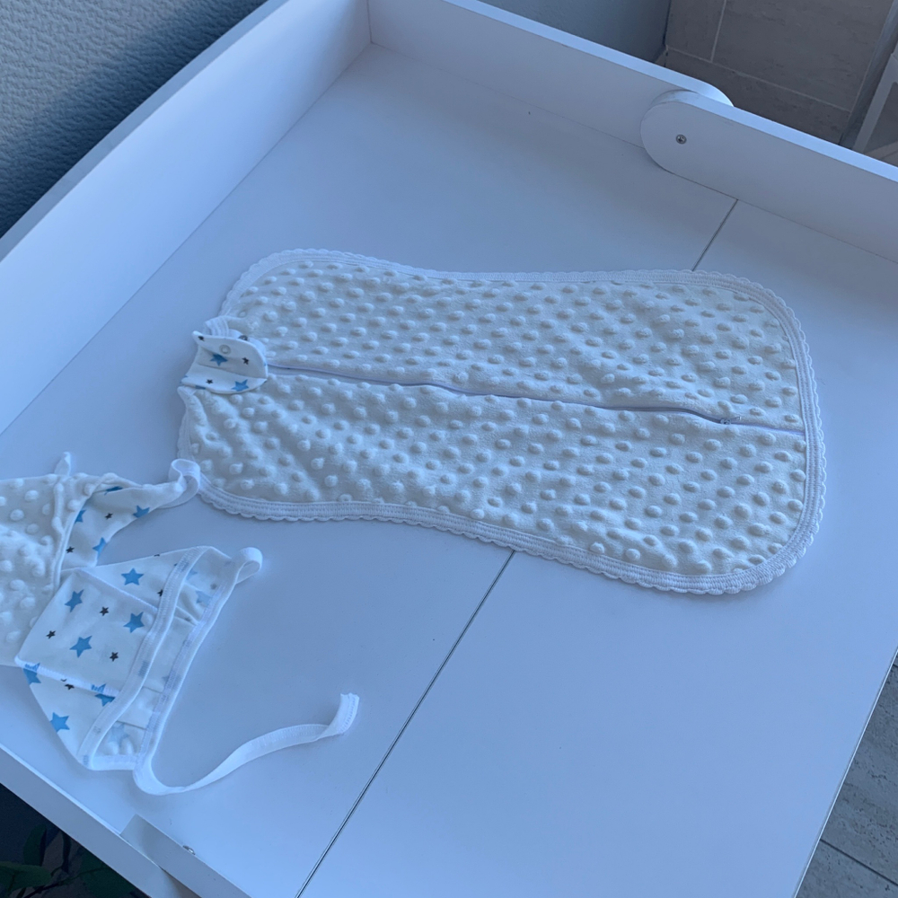 Комплект на выписку весна/осень "Звездопад" (Цвет: Голубой)