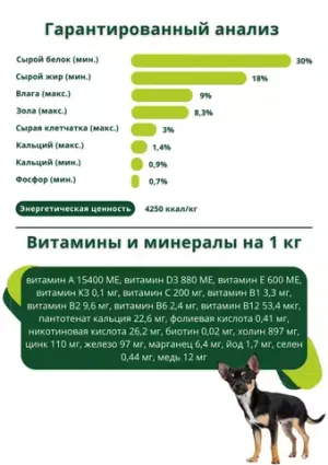 Guabi Natural Dog Adult сухой корм для взрослых собак мелких пород лосось и ячмень