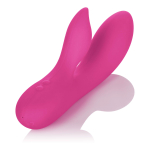 Розовый вибромассажер с лепестком для стимуляции клитора Silhouette S19 (Цвет: розовый)