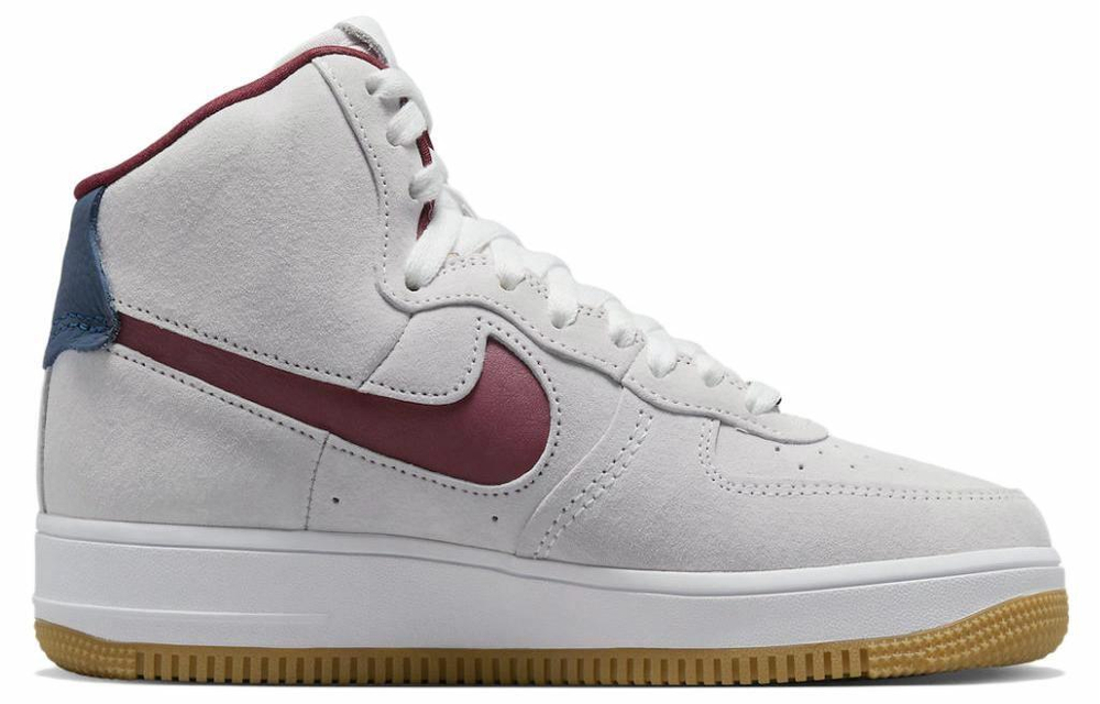 Кроссовки Nike Air Force 1 Sculpt "Grey Suede" (Женская размерная сетка)