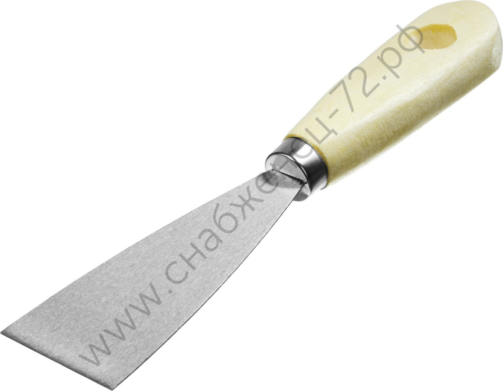 MIRAX 40 мм, деревянная ручка, стальной, Шпатель (1000-040)