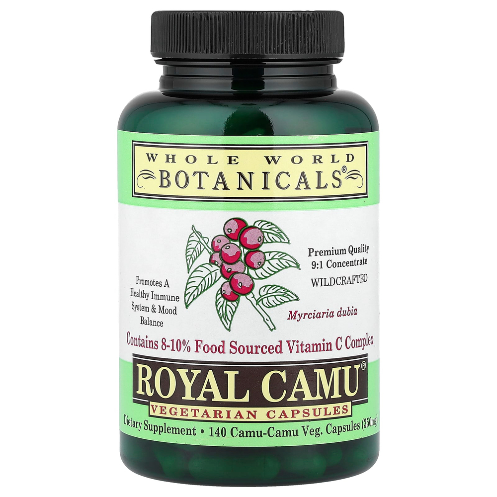 Whole World Botanicals, Royal Camu®, 140 растительных капсул