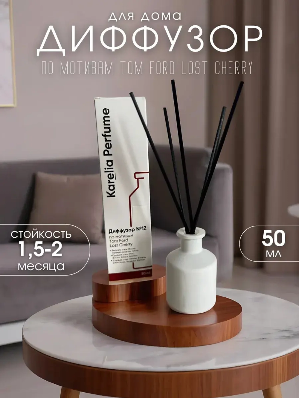 Диффузор для дома по мотивам Tom Ford Lost Cherry