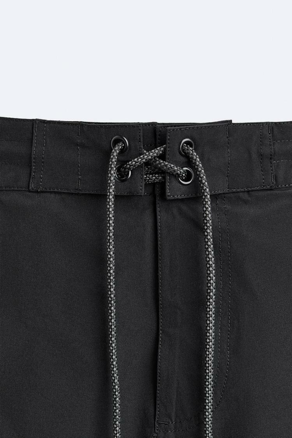 ZARA ДЛИННЫЕ ПЛАВКИ, ЧЕРНЫЙ