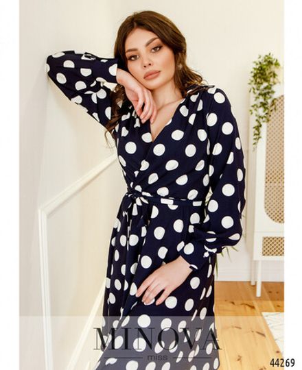 Платье 1078Н-синий Minova Фото 2