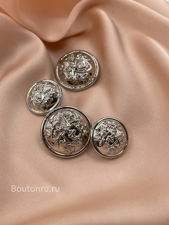 Пуговицы Герб10 серебро