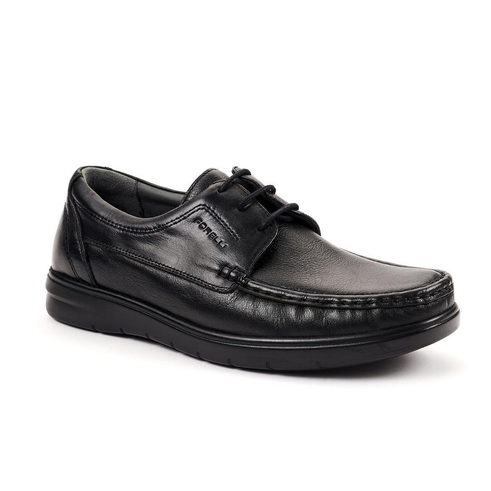 Мужские анатомические туфли Forelli Edin Black