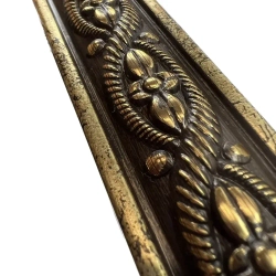 Багет интерьерный 2шт. декоративный профиль 30*14*1200 Золото с патиной "Лувр" (ПИ30Л)