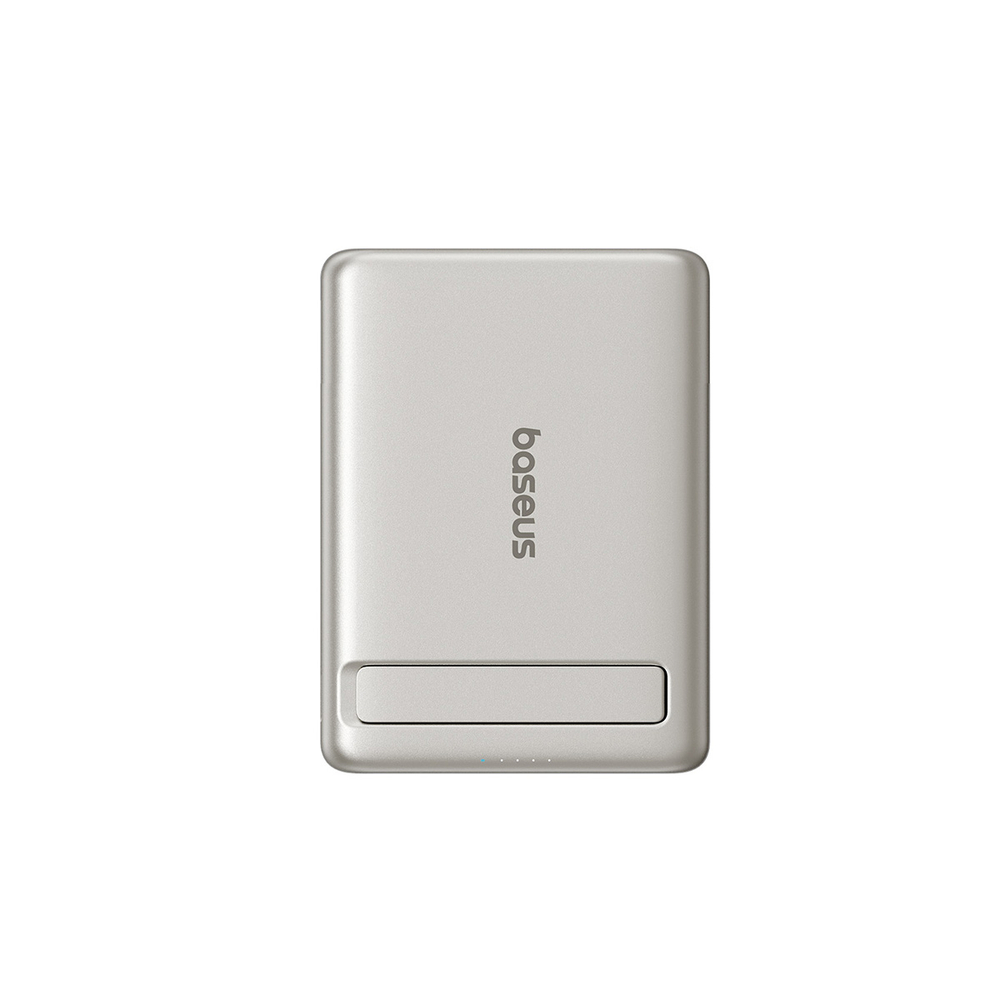 Внешний аккумулятор + Беспроводная зарядка Baseus PicoGo AM31 Ultra-Mini Magnetic Power Bank with Kickstand C+Qi2 5000mAh 20W (MagSafe)