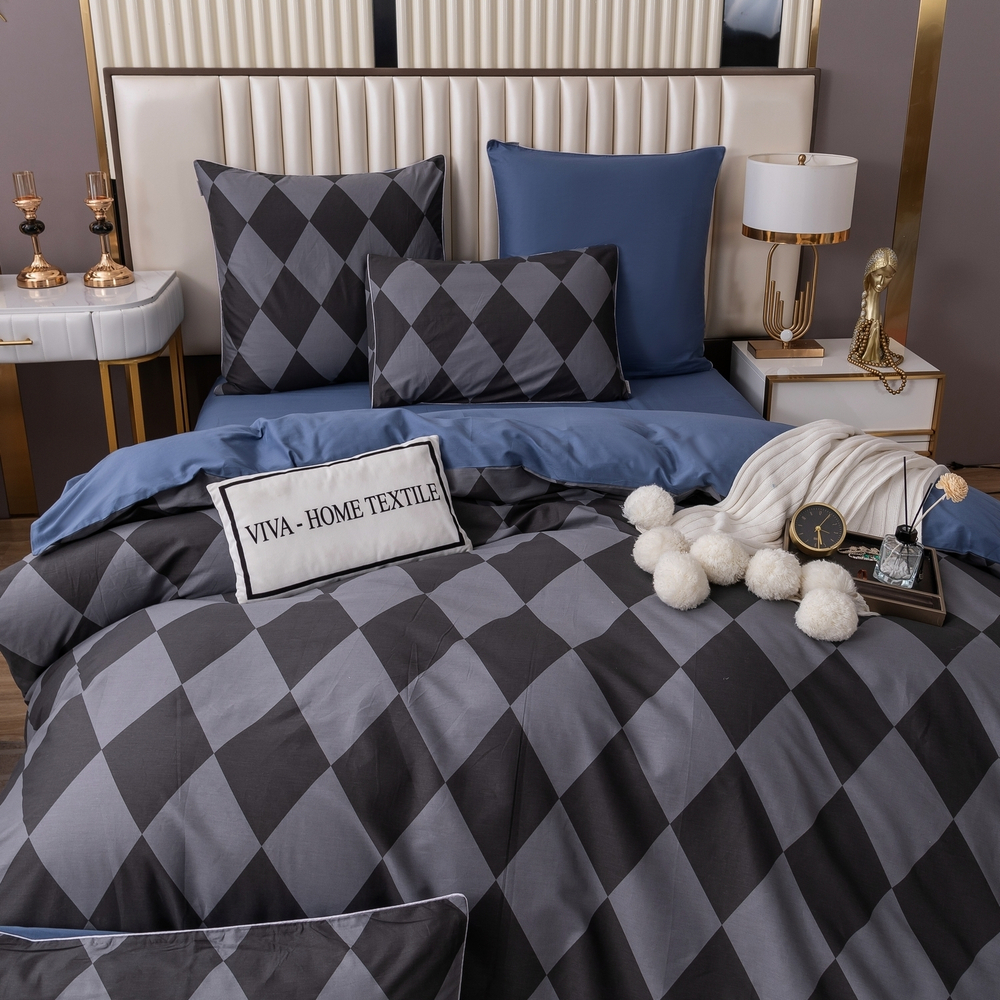 Комплект постельного белья Сатин Элитный на резинке CPLR054