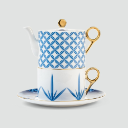 Набор «Звонко»: чайник-эгоист 300 мл и чайная пара 250 мл в подарочной коробке