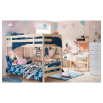 Кровать двухъярусная - IKEA MYDAL/ МИДАЛ ИКЕА, 90x200 см, коричневый