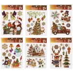 Набор наклеек «Весёлый Снеговичок» , лист 21,5х30,5 см,микс