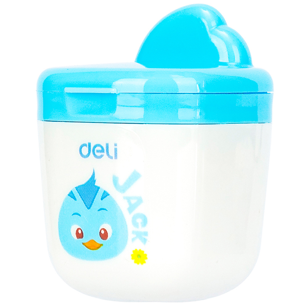 Точилка DELI "Katuri" пластиковая, 1 отверстие, с контейнером, ассорти