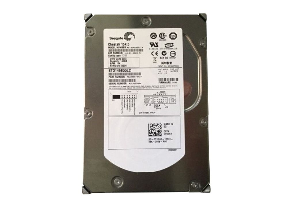 Жесткий диск Seagate Cheetah 15K.5 SCSI (146.8GB/15K/16MB/U320/80pin) 9Z2006-031
