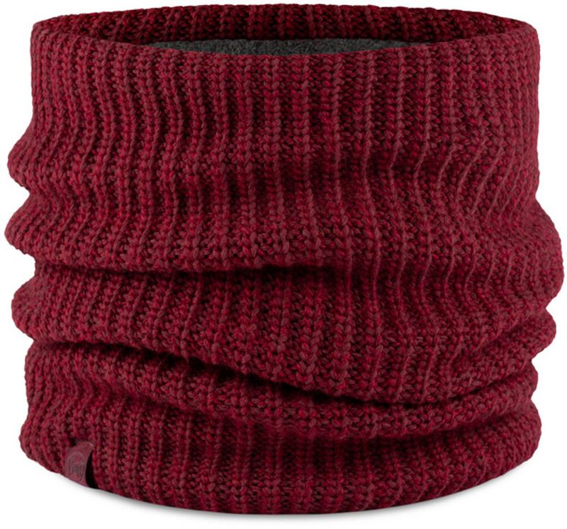 Вязаный шарф-труба с флисом Buff Neckwarmer Knitted Polar Vaed Mahogany Фото 3