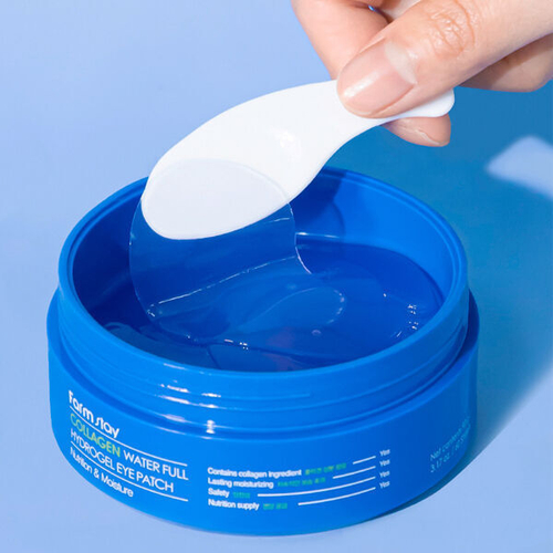 Гидрогелевые патчи c коллагеном для кожи глаз FarmStay Collagen Water Full Hydrogel Eye Patch, 60шт