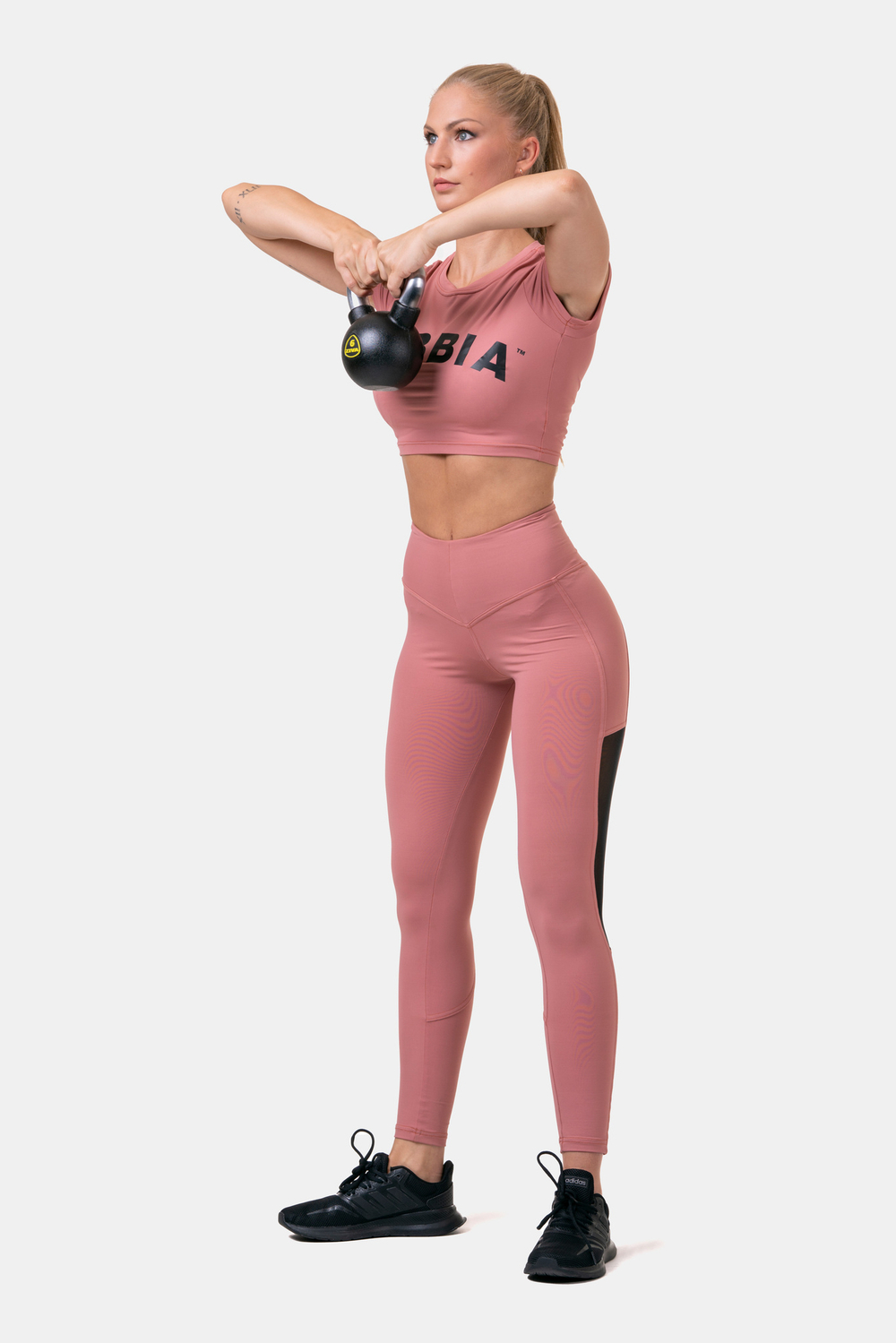 Топ женский Short Sleeve Sporty Crop Top 584 Розовый