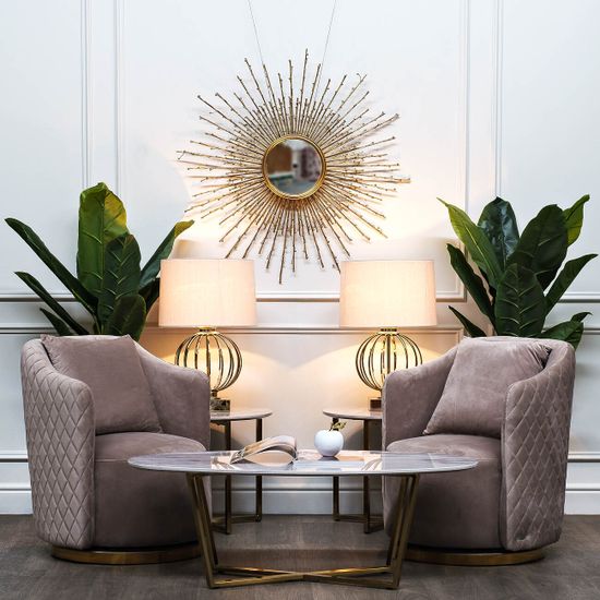 19-OA-5890 Зеркало декоративное d101см