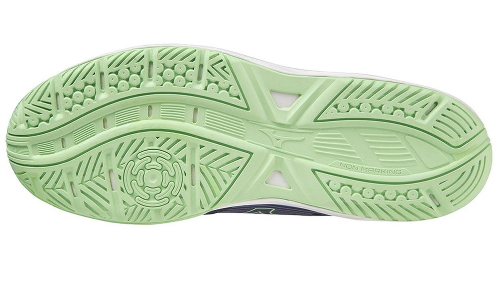 Мужские кроссовки для бадминтона/сквоша Mizuno Cyclone Speed 4 - eveblue/techgreen/iolite