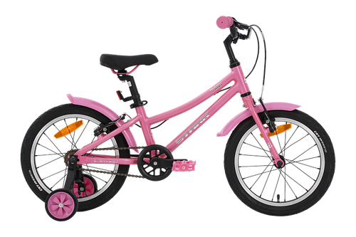 Велосипед 16" Stark'25 Foxy Girl  розовый/серебристый