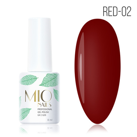 Гель-лак MIO NAILS RED № 02, 8мл