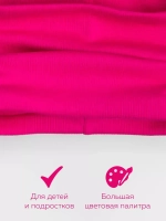 Шапка для девочки с ушками и снуд