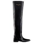 DIOR D Town Over the knee Boots 6cm Women"s Black