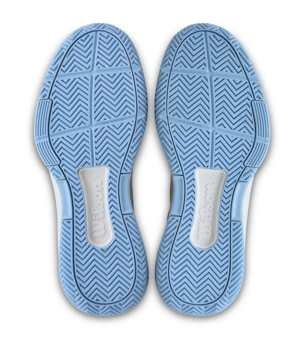 Женские теннисные кроссовки Wilson Court Glide - white/airy blue/navy blazer