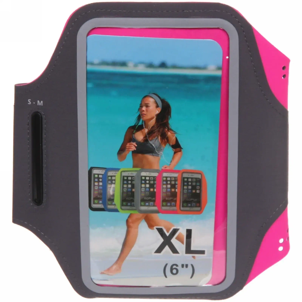 Чехол спортивный для телефона на руку «Attention» (для телефона 6»), микс