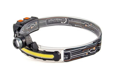 Фонарь налобный Следопыт-Floodlight 1 Led+1 Cob,аккум.1х2000mAh