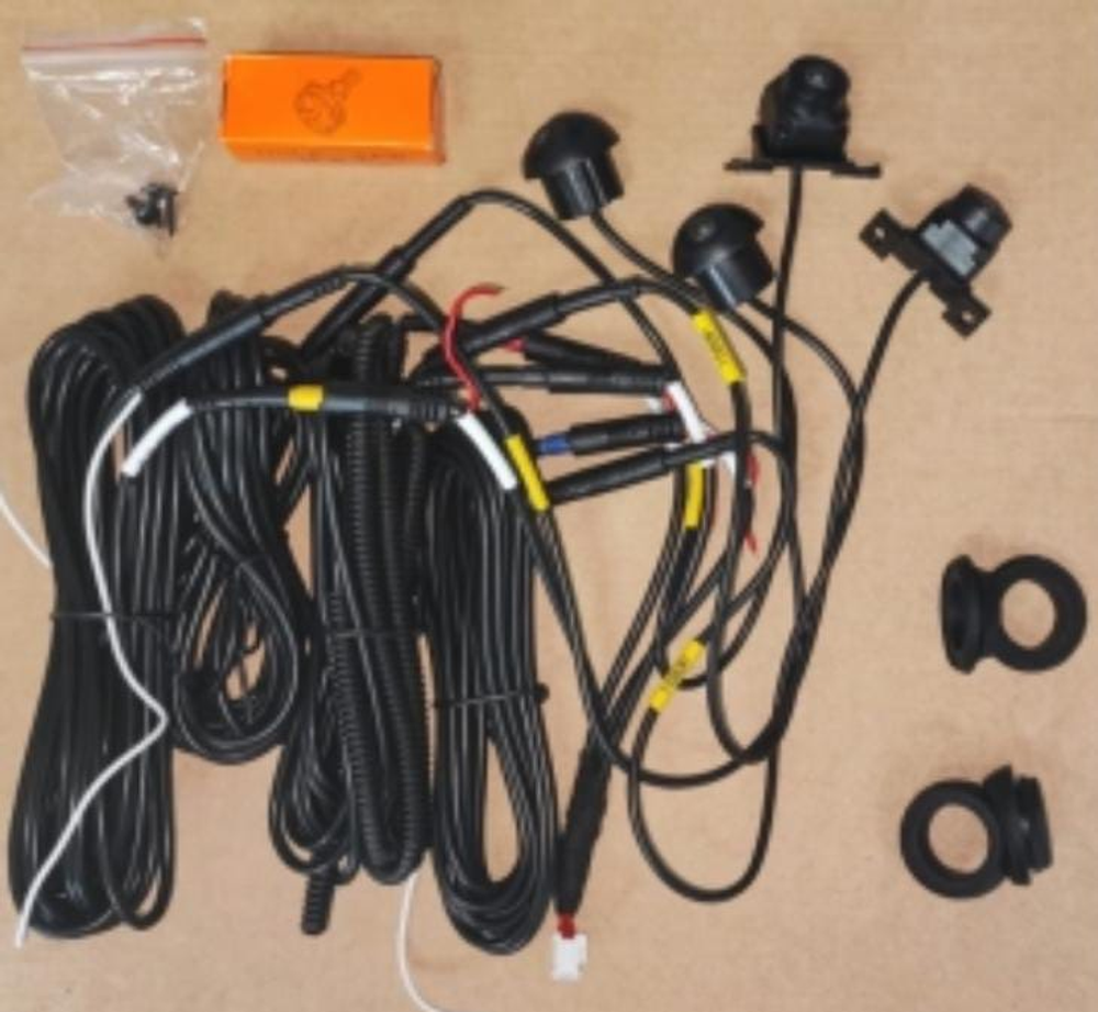 Комплект кругового обзора 360 для магнитол BNR-серии - Carmedia BNR-360-2K-3D