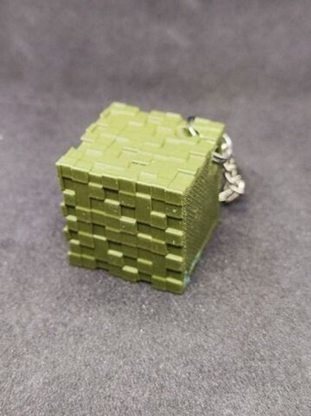 брелок из вселенной minecraft slime